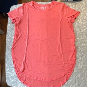 Mudd Coral Tunic Long Tee